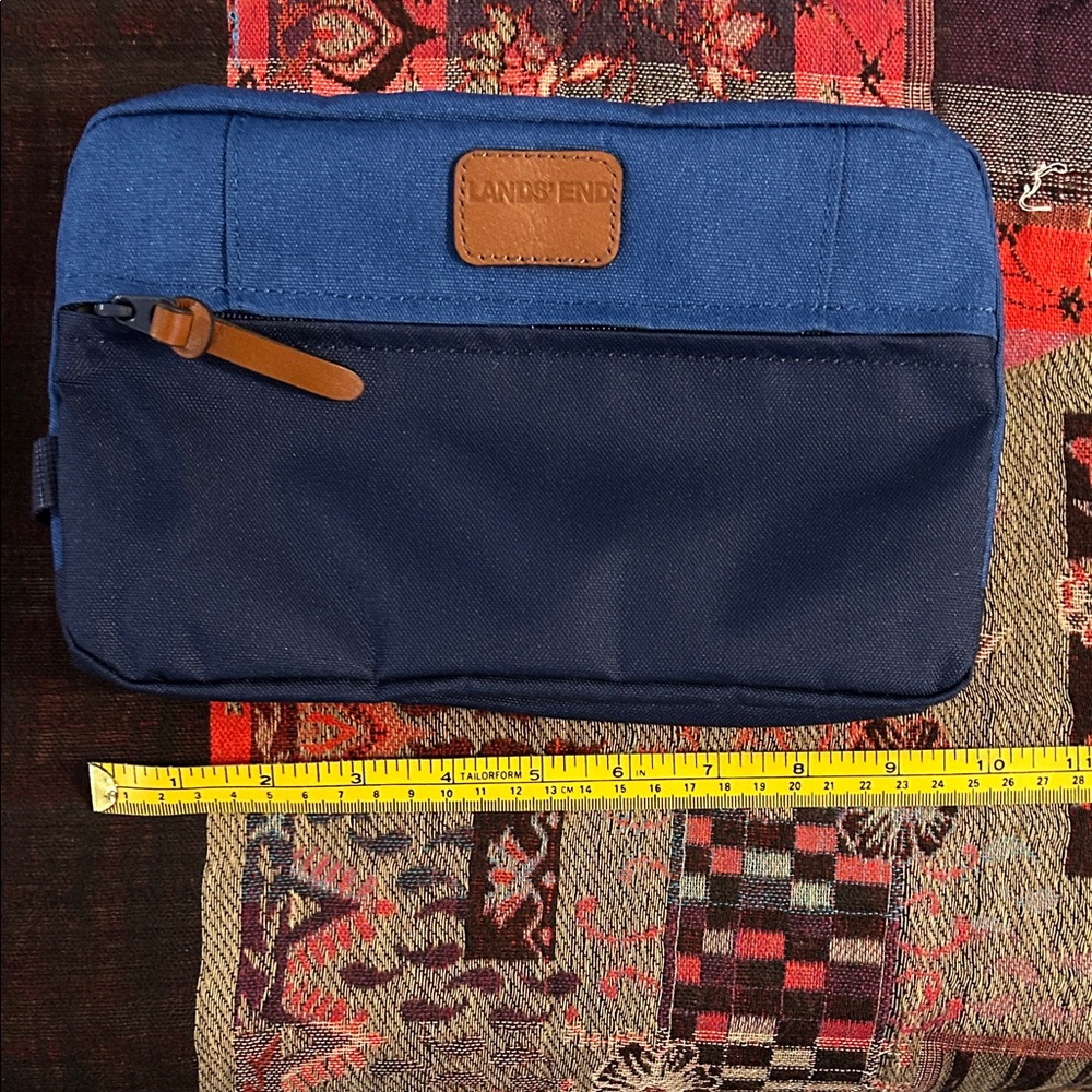 3/$25 Lands' End Shaving kit/makeup bag